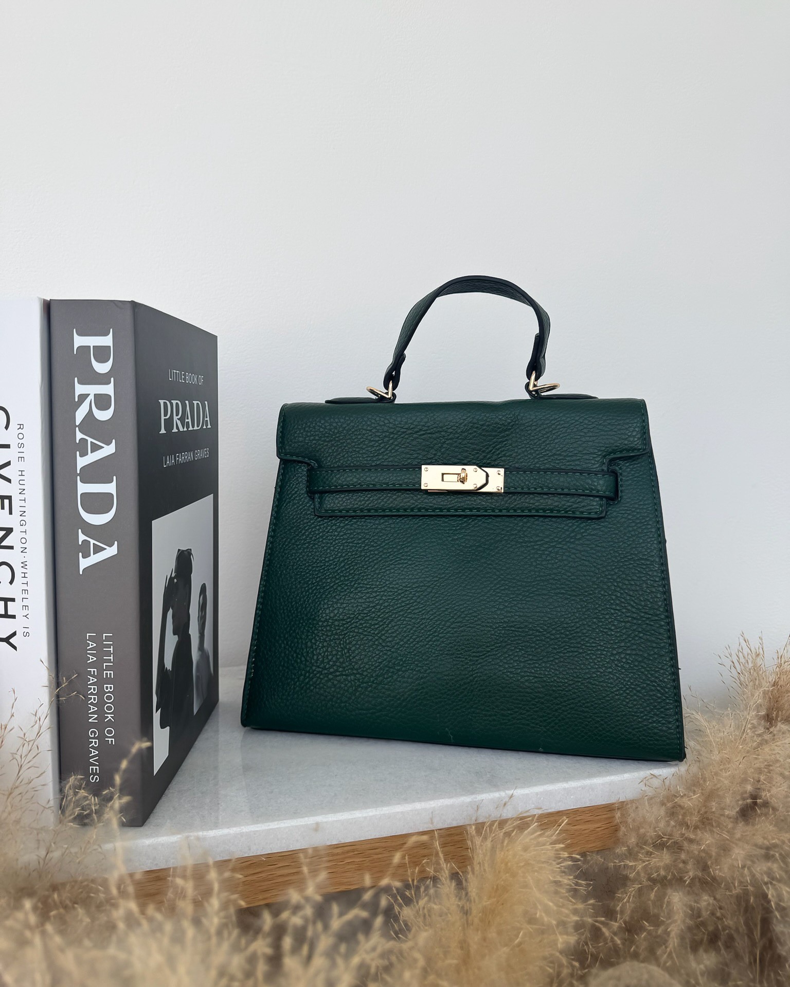 Sac Kelly grainé
