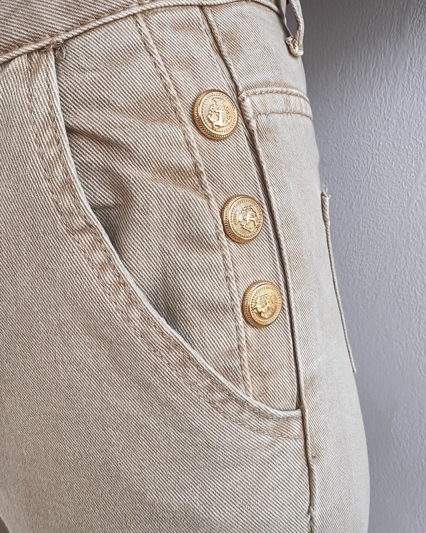 Jeans Mom Théa cappuccino