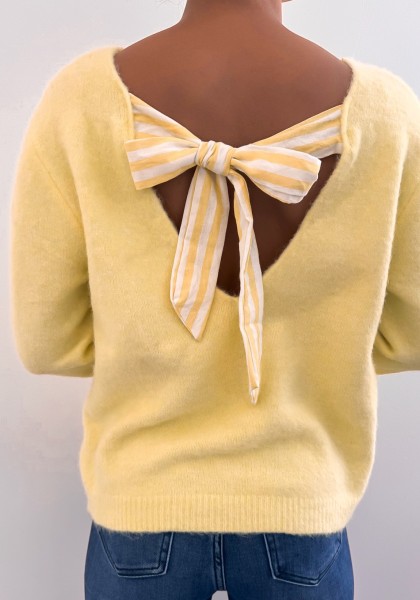 Pull Bow longues manches