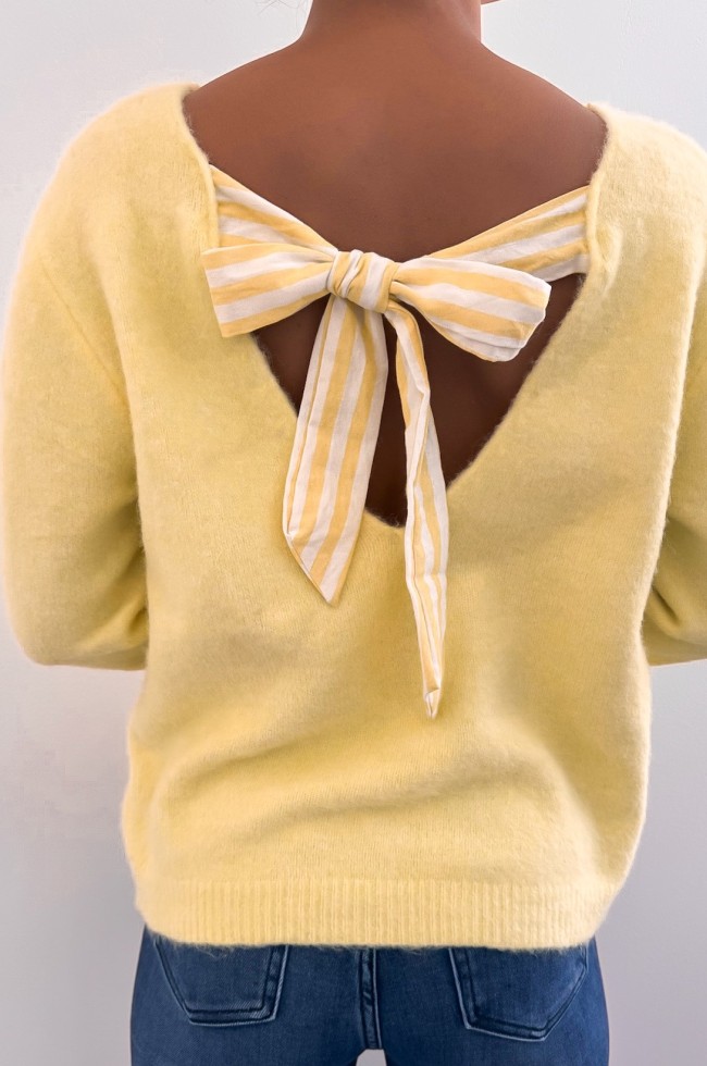 Pull Bow longues manches
