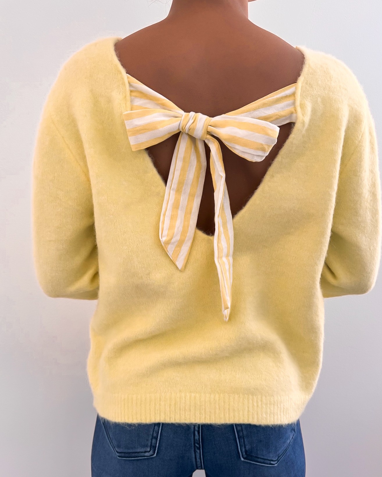 Pull Bow longues manches