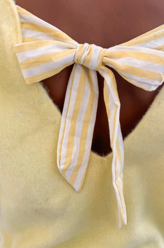Pull Bow longues manches