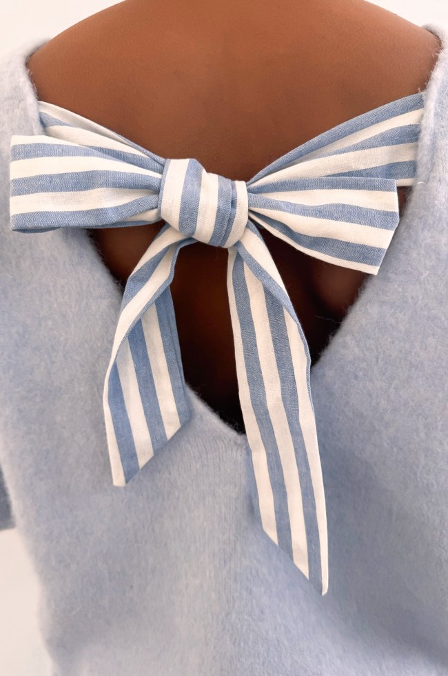 Pull Bow longues manches