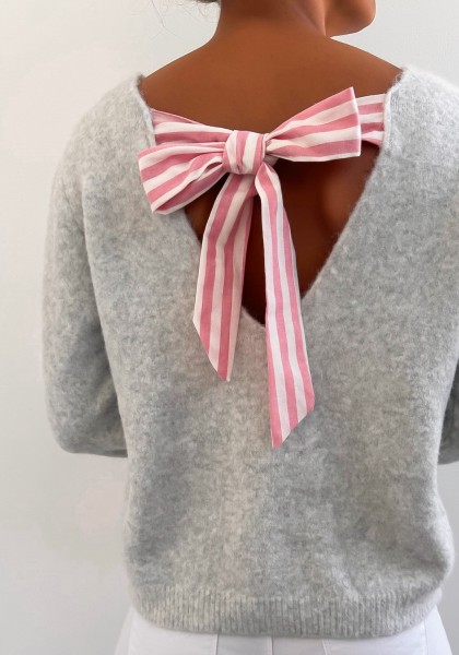 Pull Bow longues manches