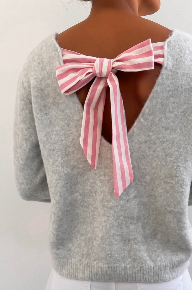 Pull Bow longues manches