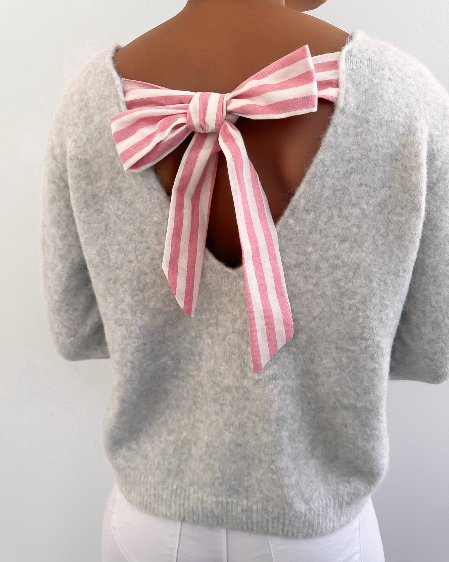 Pull Bow longues manches