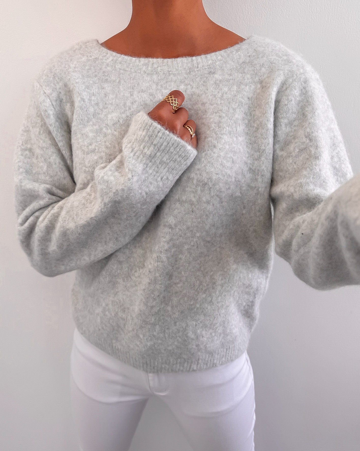 Pull Bow longues manches