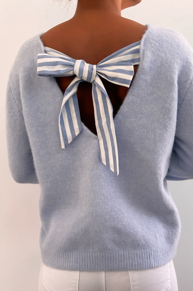Pull Bow longues manches