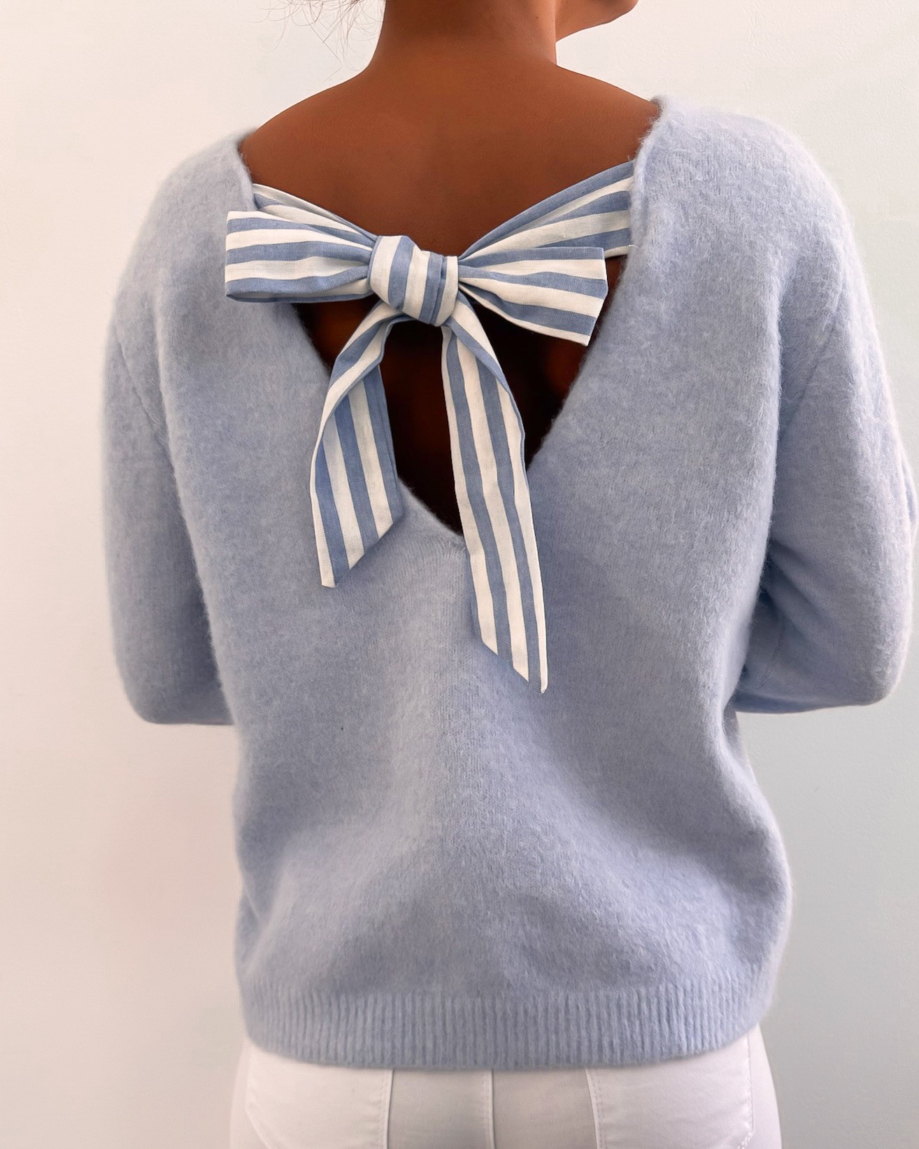 Pull Bow longues manches