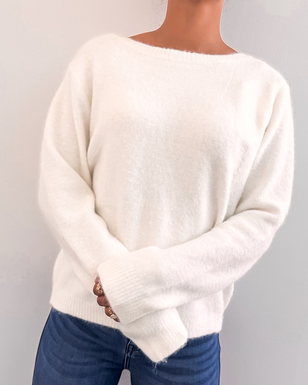 Pull Bow longues manches