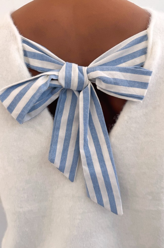 Pull Bow longues manches