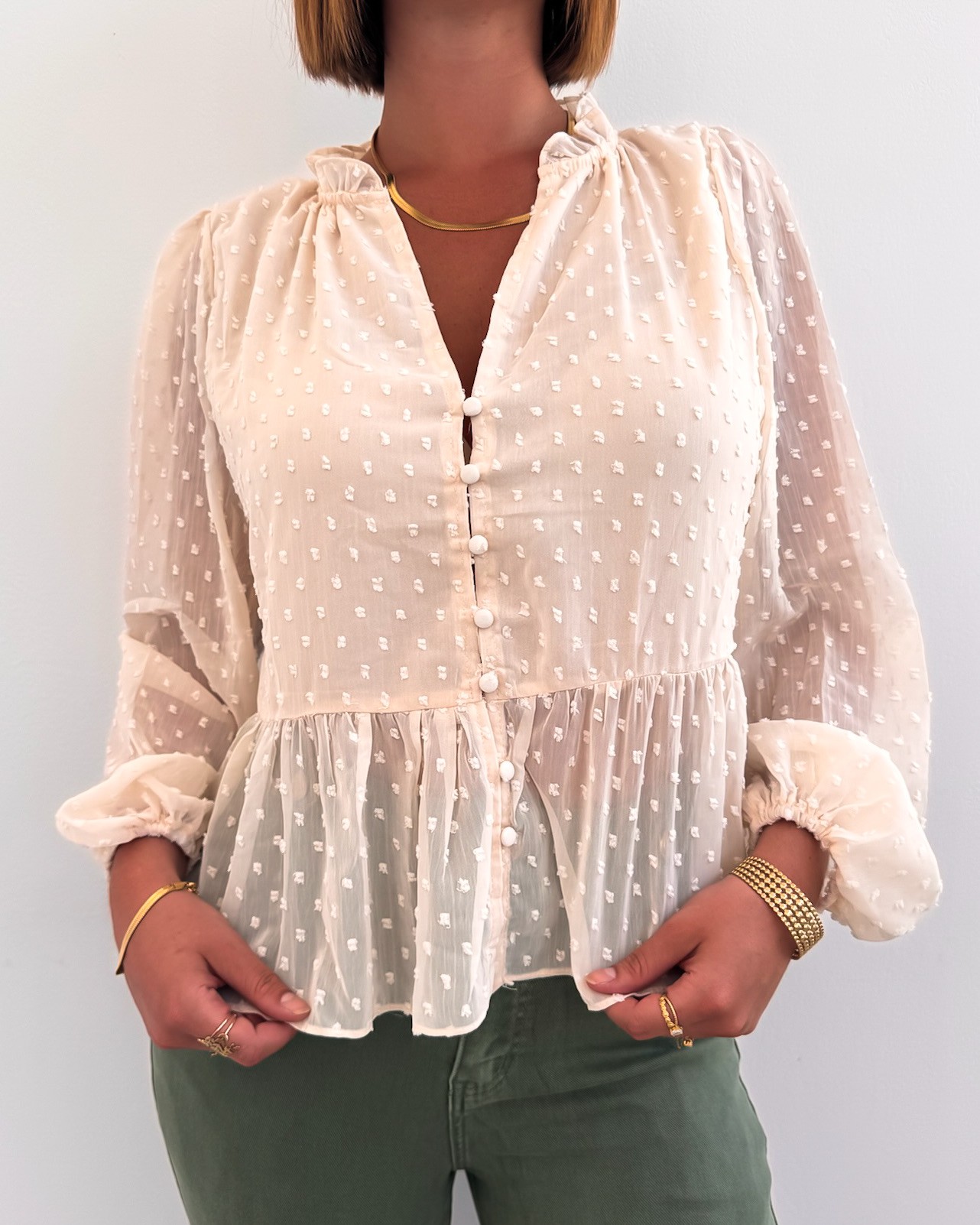 Blouse Plumetis
