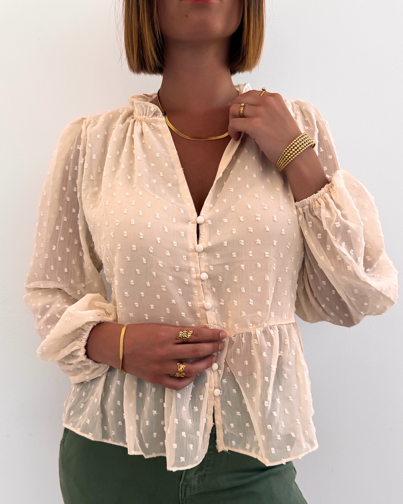 Blouse Plumetis